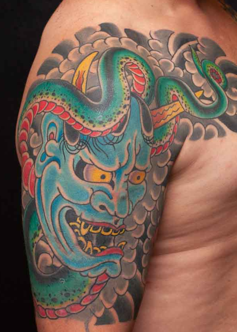 custom sleeve tattoo japanese by ragtime tattoo in south st louis on Morgan ford by tower grove park