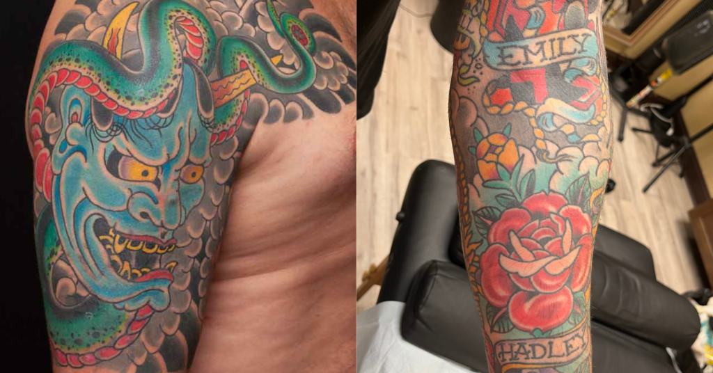 Traditional Tattoos Done at Ragtime Tattoo in St louis Missouri