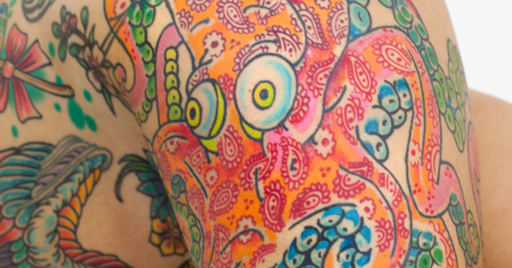 Octopus Neotraditional Tattoo