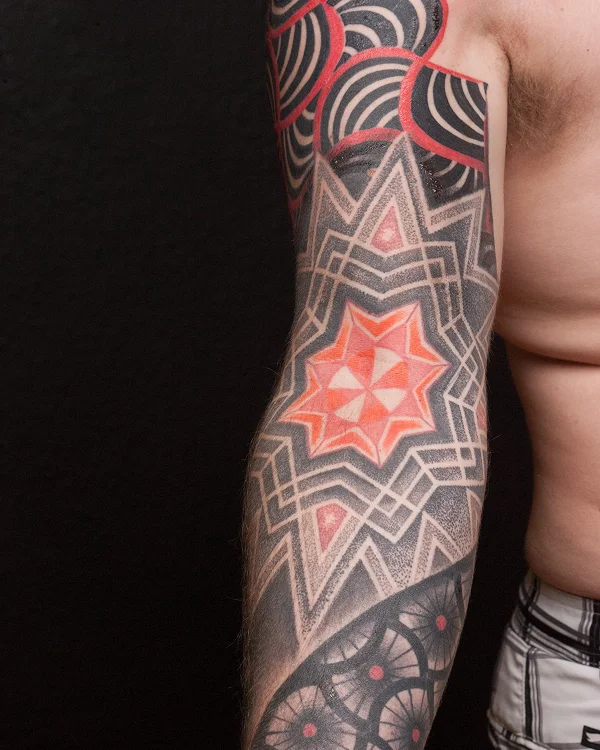Black and Orange Ornamental