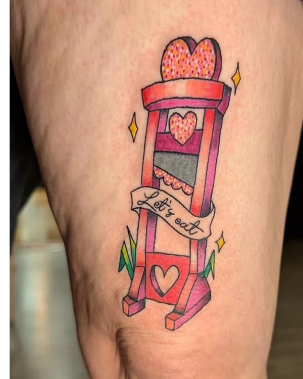 Guillotine Inspired Tattoo