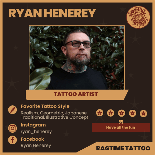 Ryan Henerey bio card