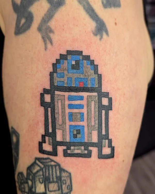 Star Wars Pixel Tattoo