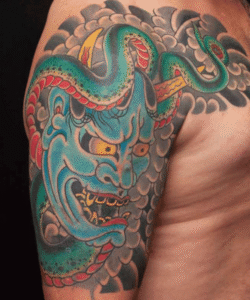 Sleeve Japanese Tattoo done by Matt Hodel