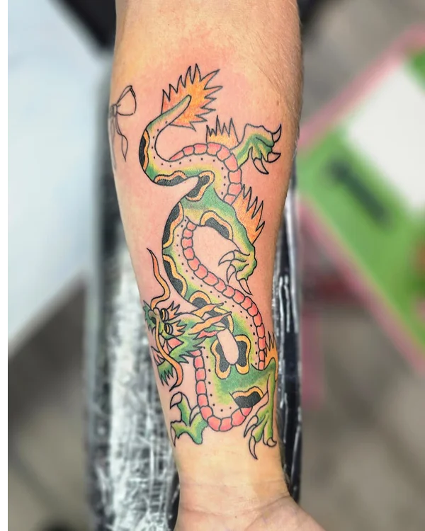 Traditional Dragon Tattoo